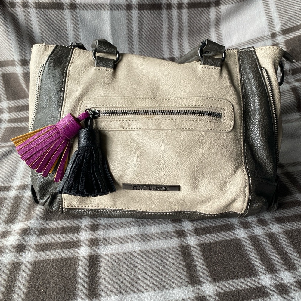 Steve Madden Gray Crossbody Purse